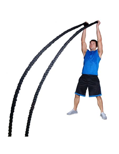 Basic Battling Rope with Rubber Handles