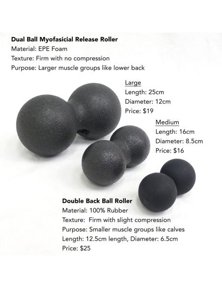 Double-Ball Back Roller (Stiff)