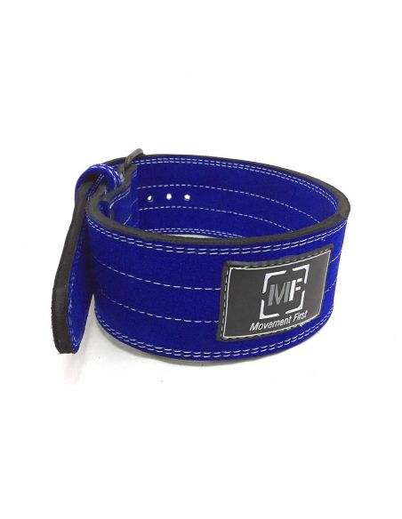 Suede Leather Powerlifting Belt 4 inch (10mm) - Single Prong