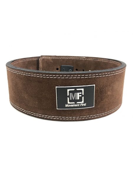 Lever Suede Leather Powerlifting Belt 4 inch  (with free mesh bag)