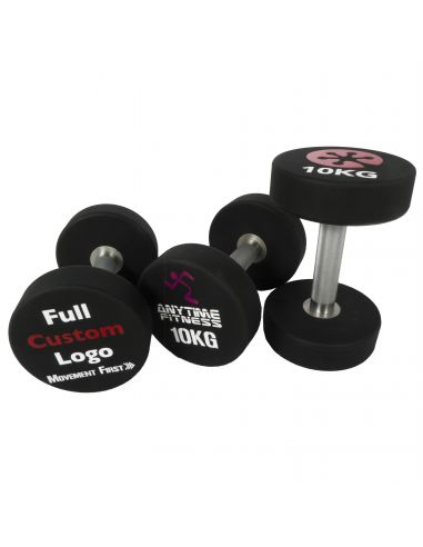 Professional PU Dumbbell with Customized Logo 