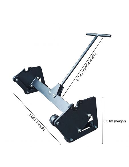 Commercial Deadlift Bar Jack with Wheels