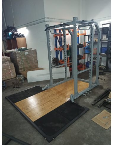 Commercial Power Rack with Platform...