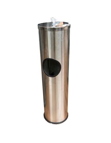 Dual Compartment Stainless Steel Dustbin